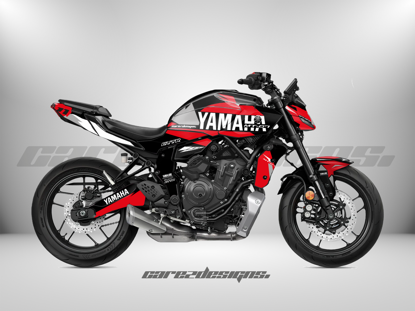 Kit Adhesivos Yamaha Mt07 (All Models) Racing Red